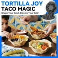 thumbnail image 4 of Mailand 8 Inch Tortilla Bowl Maker, Waffle Bowl Maker, Taco Salad Bowl Maker, Quesadilla Maker, Taco Party Supplies, Taco Tuesday, White, 4 of 7