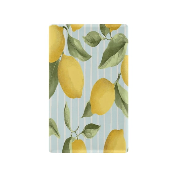 IAUYY Retardant PC Material Unused Outlet Cover Switch Plate Covers Easy DIY Installation with Screws Light Switch Cover Plate Yellow Lemon Pattern