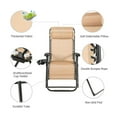 thumbnail image 6 of FASCK Oversize Lounge Chair with Cup Holder, Heavy Duty Outdoor Recliner for Patio, Poolside, Beach, Extra Wide Seat for Comfort, 6 of 7