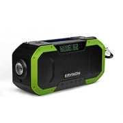 Portable IPX6 Waterproof Hand Crank Multifunction Outdoor Emergency BT Speaker with LED Light and