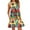 Yellow, variant on Lolmot Summer Dresses For Women Sleeveless Floral Beach Sundress Casual Loose Boho Tank Dress with Pockets