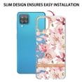 thumbnail image 5 of Allytech Samsung Galaxy A12 Case, Galaxy A12 5G Case, Flower Series Crystal Clear Back Cover Flexible TPU Silicone Shockproof Drop Proof Anti-yellow Protection Case Cover for Galaxy A12, Pink Flower, 5 of 5