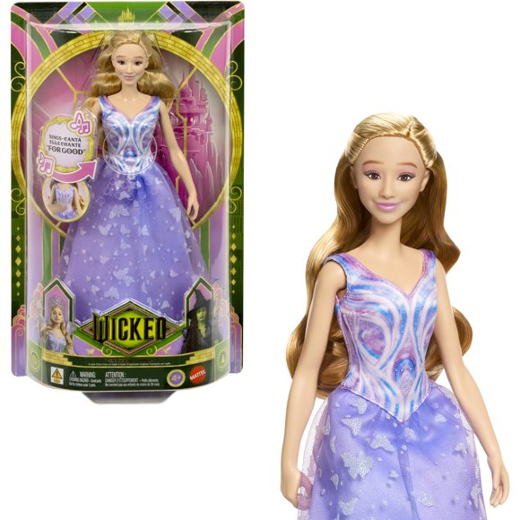 Universal Pictures’ Wicked: For Good Singing Glinda Doll, Movie-Inspired Outfit, Sings “For Good”