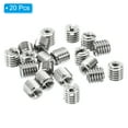 thumbnail image 3 of Unique Bargains Adaptateurs de Filetage Manchon Réducteur Écrou 20 Pcs M5x0.8 Mâle à M2x0.4 Femelle Réparation Insert Écrou 5mm, 3 of 7