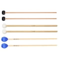 thumbnail image 1 of 6 baquetas de percusión con mango de madera, accesorio para instrumentos musicales, mazos de tambor, baquetas para carillón, xilófono y escenario., 1 of 9
