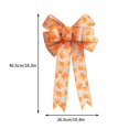 thumbnail image 3 of Konghyp Thanksgiving Maple Leaf Decorative Festival Pumpkin Bow, Holiday Party Decor, Fall Decorations, Home and Store Ornament, Safe Cloth Material, Unique Seasonal Accent, 3 of 3