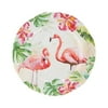 9 inch Round Flamingo Melamine Plate