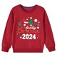 thumbnail image 4 of Fiudx Sudadera de Invierno, Ropa Infantil de Algodón Suave, Cómoda Camiseta con Estampado Navideño, Elegante Camiseta de Manga Larga, Uso Diario Informal, Moda para Niños y Niñas, Suave con La Piel., 4 of 4