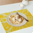 thumbnail image 6 of Pratyus 4Pcs Lemon Slice Linen Dining Table Placemats for Birthday Parties, Christmas Restaurants, and Buffets - Home Decoration 18x12in, 6 of 8