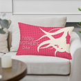 thumbnail image 3 of Happy Mother‘s Day Throw Waist Pillow Cases 12x20 Inch Pink Black Polka Dots with Mother‘s Hair Pillow Covers Mom Gifts Home Sofa Couch Decorative Throw Waist Cushion Cover Oblong, 3 of 6