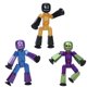 thumbnail image 1 of Muñecos Articulados Zing StikBot Shinies Pack X3, 1 of 4