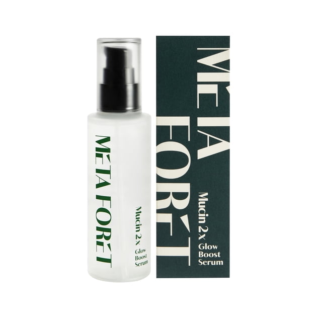 METAFORET Vegan Mucin 2x Glow Boost Serum 3.38oz 100ml / Hidratante facial de día y noche para piel seca sensible propensa al acné Manchas oscuras Hidratante Nutritivo Antienvejecimiento No más mucina