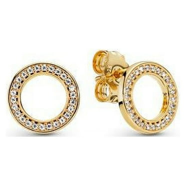 Pandora Sparkling Circle Stud Earrings