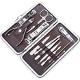 thumbnail image 1 of Nail Care Manicure Set - 12 pieces - Pedicure Nail Clipper Nail Pliers, 1 of 4