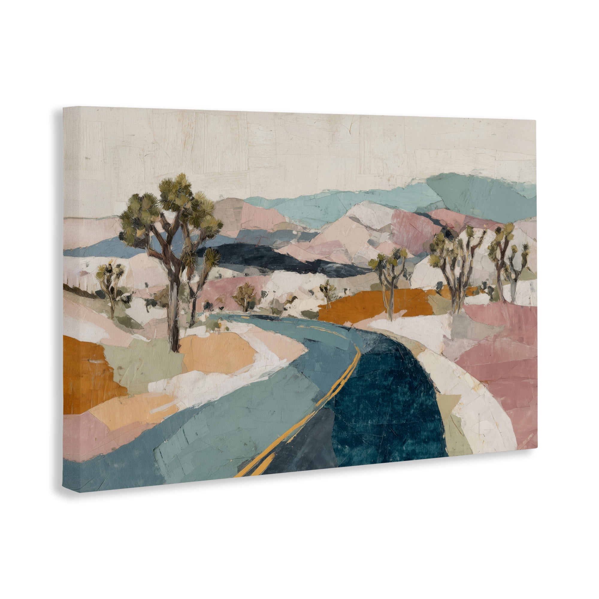Stupell Industries Desert Highway Through Joshua Trees Canvas Wall Art, design by Chromatic Storm Studio