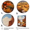 thumbnail image 3 of Designart "Mirage in Nevada s Canyons I" Floral Floater Framed Wall Art Print, 3 of 7