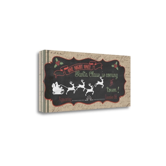Tangletown Fine Art Dec 25Th By Jo Moulton, Gallery Wrap Canvas