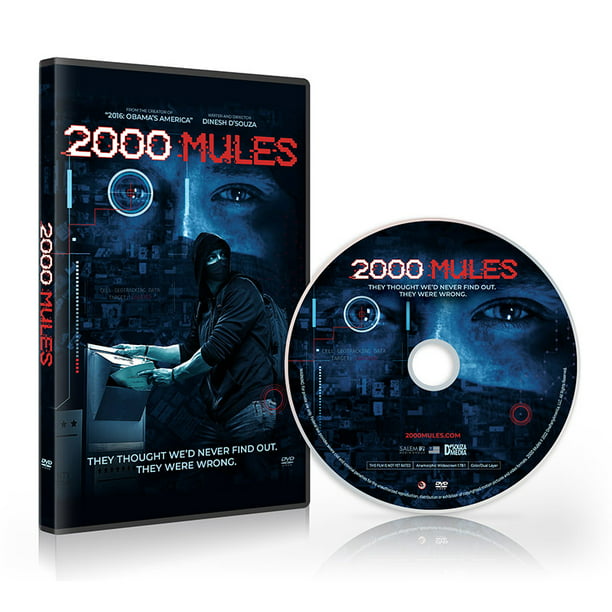 2000 Mules Documentary DVD by Dinesh D'Souza