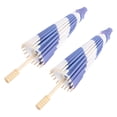 thumbnail image 7 of Raindrops Chinese Dance Decorative Parasol with Wood Handle for Wedding Dancing, 7 of 7