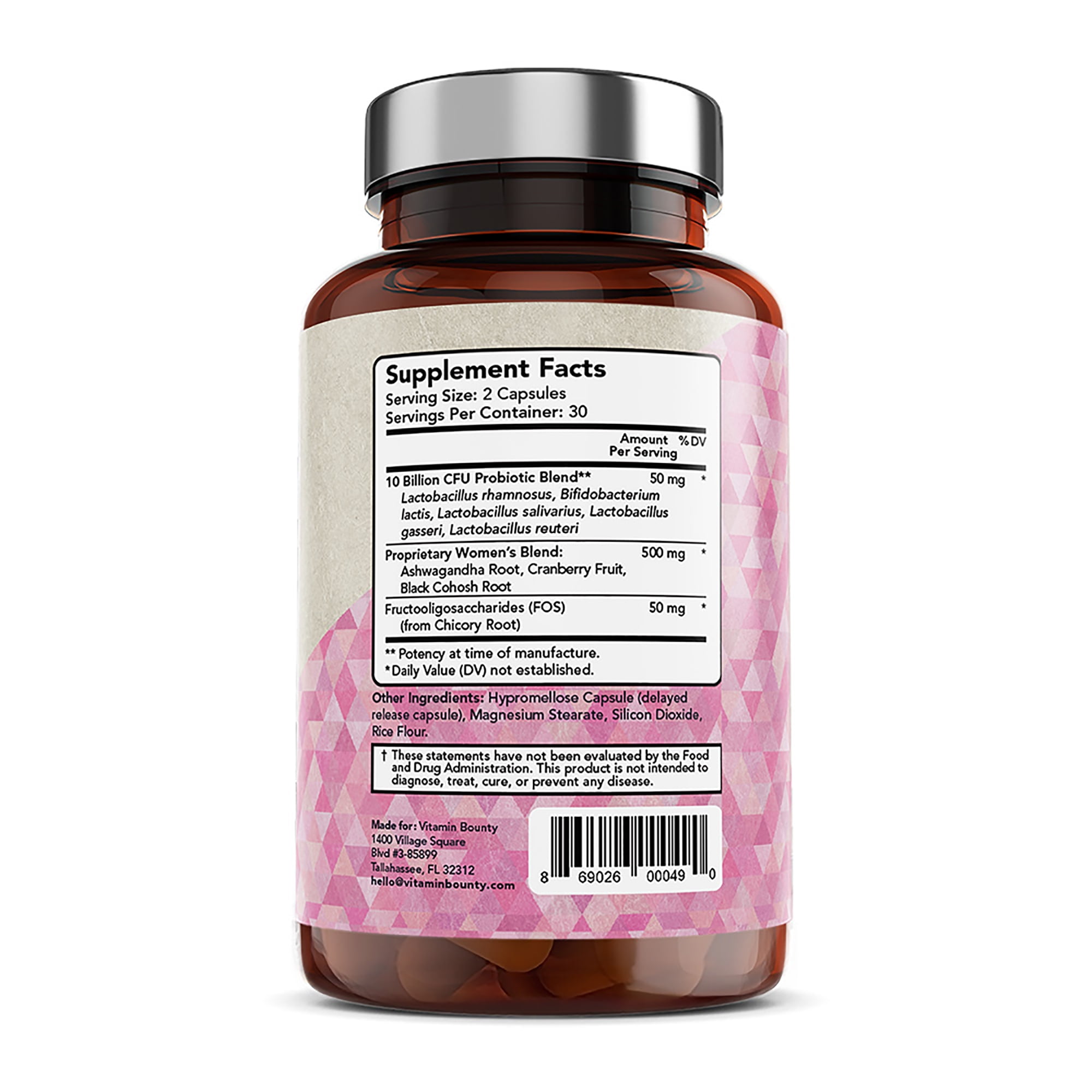 Vitamin Bounty women's pro-daily probiotic, Probiotic for women, 60 count