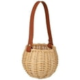 thumbnail image 7 of LEDMOMO Wicker Flower Basket Light Brown Hand-Woven for Storage, 7 of 7