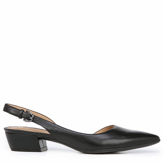 Naturalizer Women's Banks Slingback Pumps Black Leather 8.5M