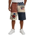 thumbnail image 4 of 4th of July Shorts for Men - 250th Anniversary Patriotic Print Shorts, Stars and Stripes Casual Summer Beach Holiday Shorts XL, 4 of 6