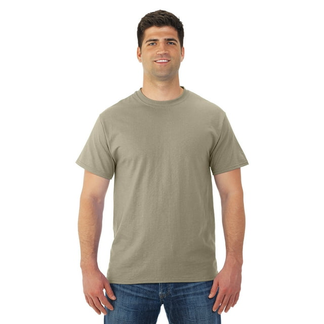 Jerzees T-Shirt à Manches Courtes pour Hommes DRI-POWER Active, S, Kaki
