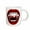 White, variant on 3drose, Bite Me Vampire Goth Fangs Mouth Design on White Background, 11oz Mug