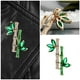thumbnail image 3 of Broche vintage de hoja verde, broche de hoja para hombre y mujer, broches con pedrería, accesorios de ropa, 3 of 8