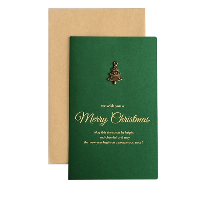 Less Than 5 Greeting Card Christmas Cards Assortment- Classic Holiday Greeting Cards Envelopes Included, Best Wish Cards Sentiments Inside