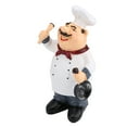 thumbnail image 4 of Miniature Chef Decoration,American Vintage Country Happy Chef Statue Chef Table Decor Sleek Aesthetic, 4 of 5