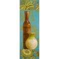 thumbnail image 3 of Loreth, Lanie 11x24 Black Modern Framed Museum Art Print Titled - Vases on European Floral II, 3 of 5
