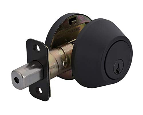 Photo 1 of Deadbolt  Single Cylinder  Matte Black
PREVIOUSLY OPENED