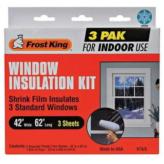 Frost King 42-in x 62-in Clear Heat-control Window Film Kit (9