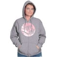 thumbnail image 3 of Love Me Cute Valentines Day Romantic Zip Hoodie Sweatshirt Women Brisco Brands S, 3 of 6