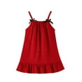 thumbnail image 3 of MEZZALL Toddler Girls Sleeveless Holiday Floral Dress Dance Party Dresses Clothes O-Neck Comfort Sundress, 3 of 9