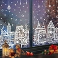 thumbnail image 6 of 2026 Christmas Village Stickers, White House Christmas Window Clings, DIY Double Sided White House Snowy Village Stickers for Glass Windows Holiday Winter Window Decorations, 6 of 8