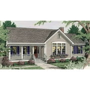 The House Designers: THD-3626 Builder-Ready Blueprints to Build a Country House Plan with Basement Foundation (5 Printed Sets)