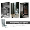 thumbnail image 2 of LOLIPPYY Rainwater Collection Diverter Iron Water Conservation for Outdoor Use 1 Set, 2 of 4