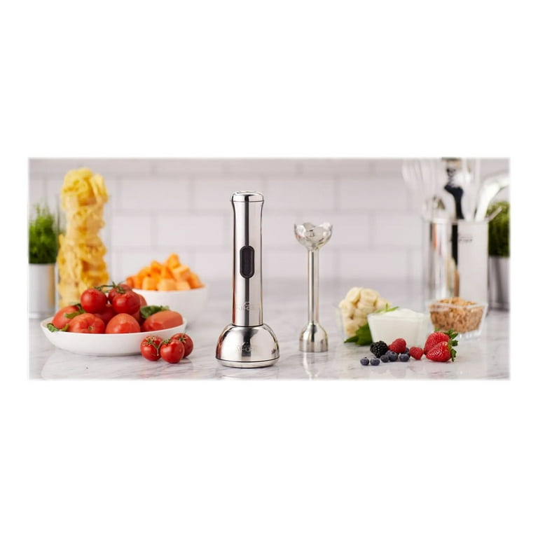  All-Clad Cordless Rechargeable Stainless Steel Immersion  Multi-Functional Hand Blender, 5-Speed, Black: Home & Kitchen