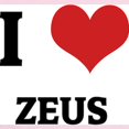 thumbnail image 2 of CafePress - I Love Zeus Infant Creeper - Baby Light Bodysuit, Size Newborn - 24 Months, 2 of 4
