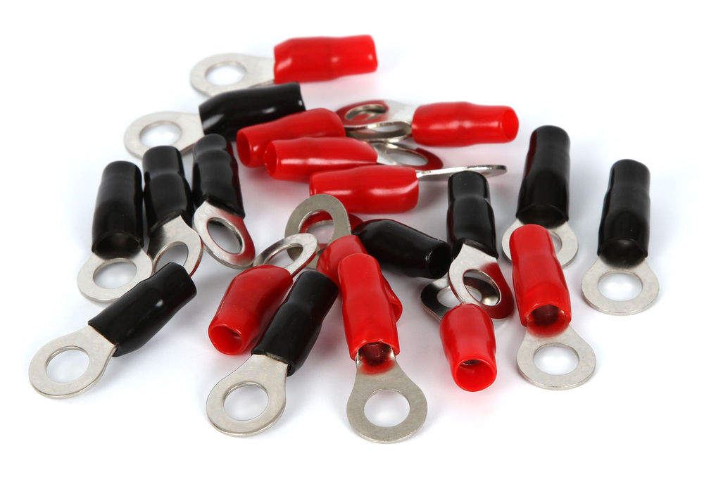 Metra T-spec V8-RTN18-20 8 AWG 5/16 in  Stud Hole Ring Terminal 20pk v8 Series
