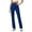 Blue, variant on Zedker Ease Workout Leggings for Womens No Front Seam Straight Leggings 29"/ 31.5"/ 33"/ 35" High Waist Buttery Yoga Pants with Pockets Dark Gray XXL