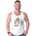 thumbnail image 4 of Christmas Disco Ball Groovy Bright Tank Top T Shirts Men Women Brisco Brands S, 4 of 6