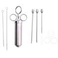 thumbnail image 1 of Meat Injector Syringe, 2-oz Marinade Flavor Injector 304 Stainless Steel With 3 Professional Needle, 1 of 5
