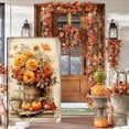 thumbnail image 4 of Welcome Garden Flags 12.5.5x18 Double Sided for Outside, Halloween Yard Flags for Outdoor Decor, Pumpkin Spooky Garden Flag Porch Decorations, 4 of 5