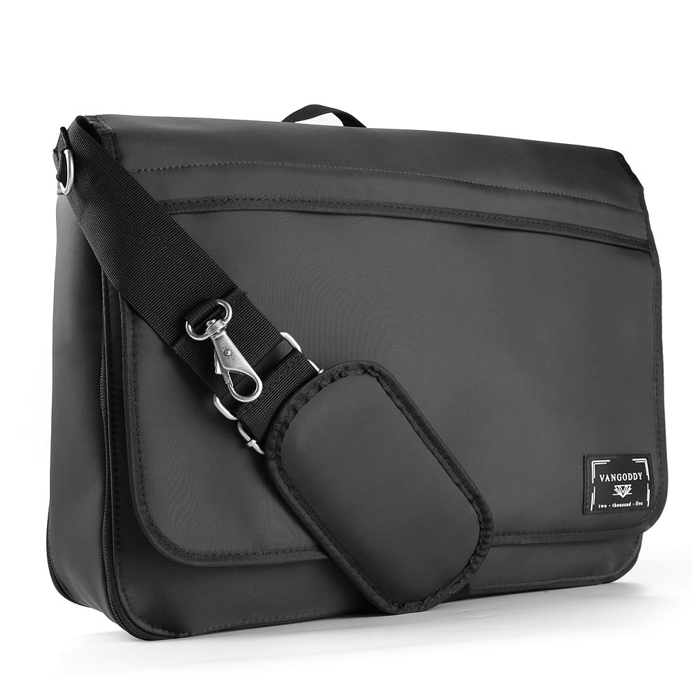 Large Durable Lightweight Diaper Bag Messenger Style with Matching Pad and Insulated Bottle Carrier