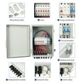 thumbnail image 3 of Miumaeov PV Combiner Box 6 String Solar Combiner Box with 15A Rated Current Fuse 63A Circuit Breaker Lightning Arreste and Solar Connector for On/Off Grid Solar Panel System IP65 Waterproof, 3 of 15