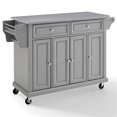 thumbnail image 1 of Crosley Furniture Stainless Steel Metal Top Kitchen Cart in Gray/Chrome, 1 of 11